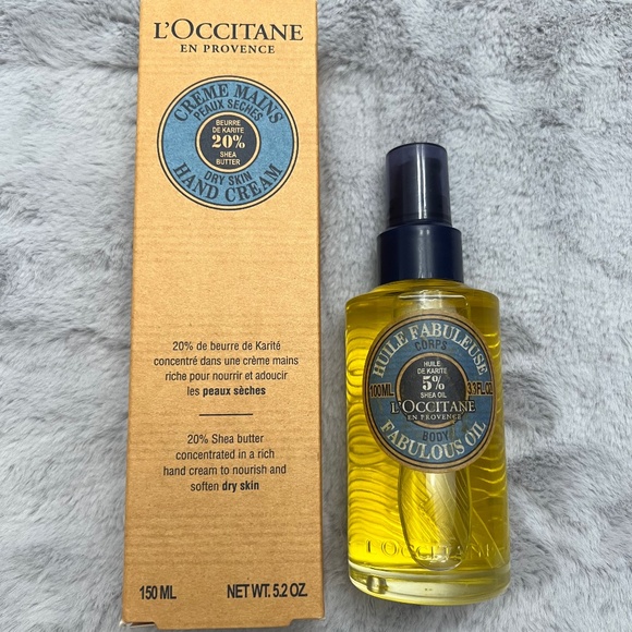 L’Occitane Shea Butter Hand Cream & Fabulous Oil Duo - Picture 1 of 2